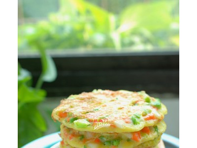 Egg vegetable breakfast cake